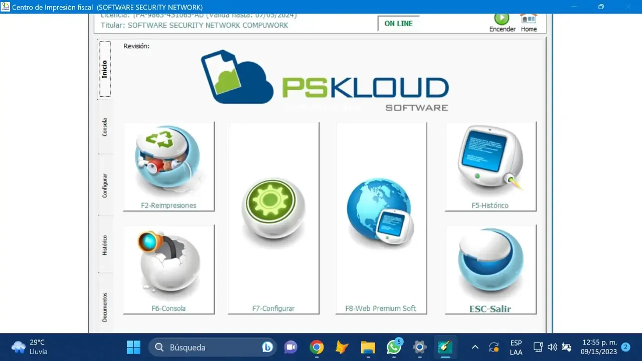 Integración de PSKLOUD con Peachtree mediante el CEF